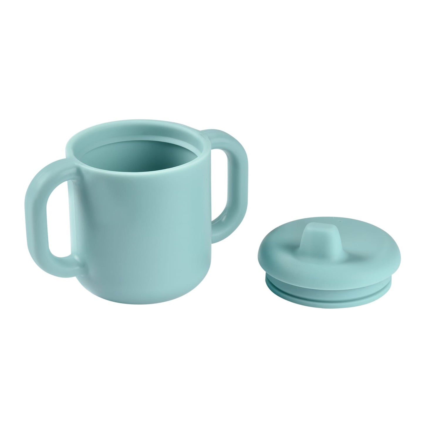 Silicone Learning Cup -Available Color: Blue & Pink (باللغة الإنجليزية)
