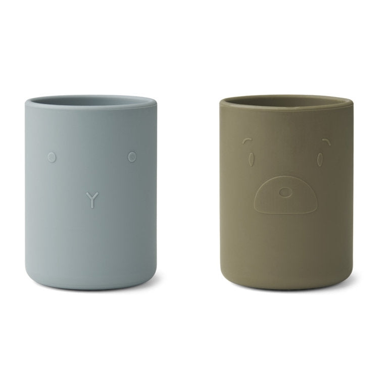 Ethan Cup - 2 Pack - Blue Fog / Khaki Mix