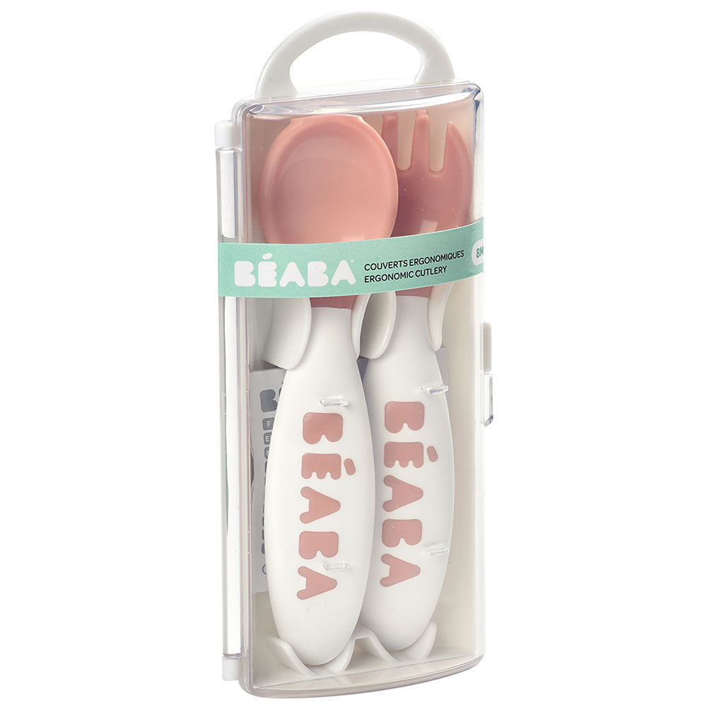Training Fork And Spoon 2nd Age - Old Pink