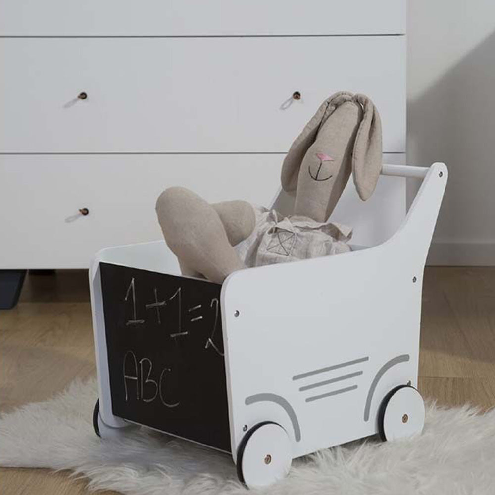 Wooden Stroller - White