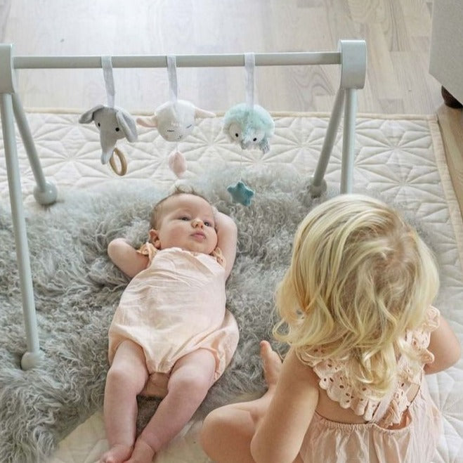 Babygym Wood - White