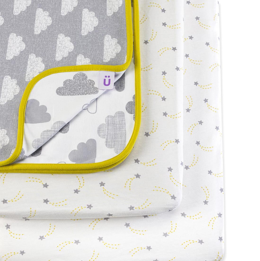 3 Piece Crib Bedding Set Ð Cloud Nine