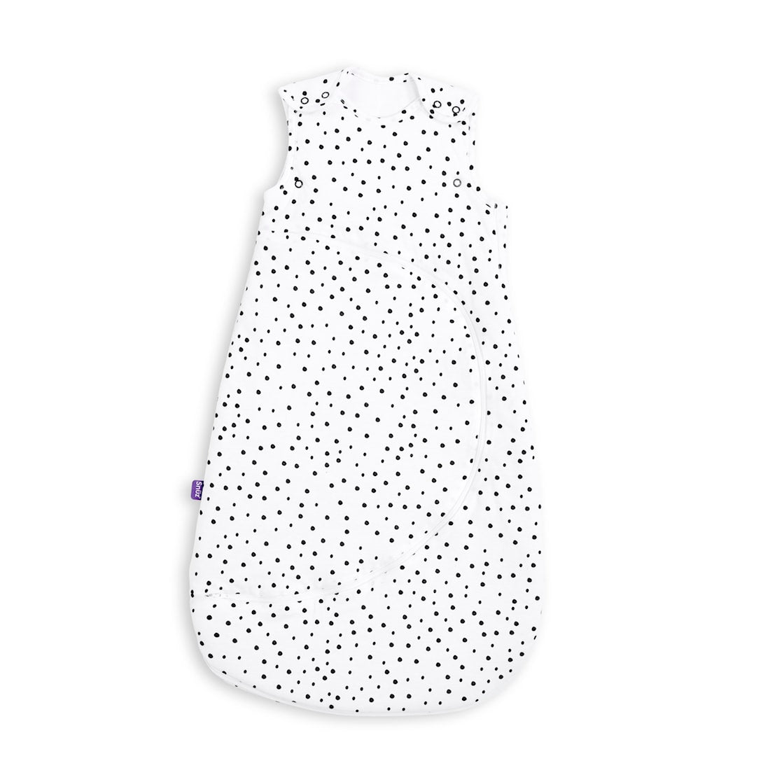 SnuzPouch Sleeping Bag, 2.5 Tog - Mono Spot, 0-6M