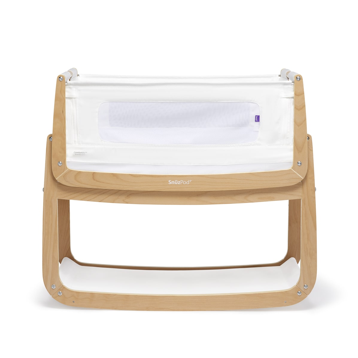 SnuzPod4 Bedside Crib - Natural