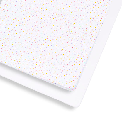 Snuz - SnuzPod Cot & Cot Bed Fitted Sheet Pack of 2 Colour Spots