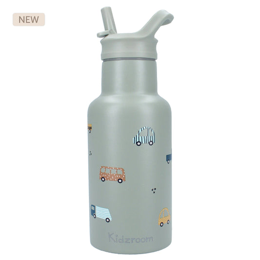 Metal Bottle 350ml Kidzroom Sweet Cuddles- Vehicle