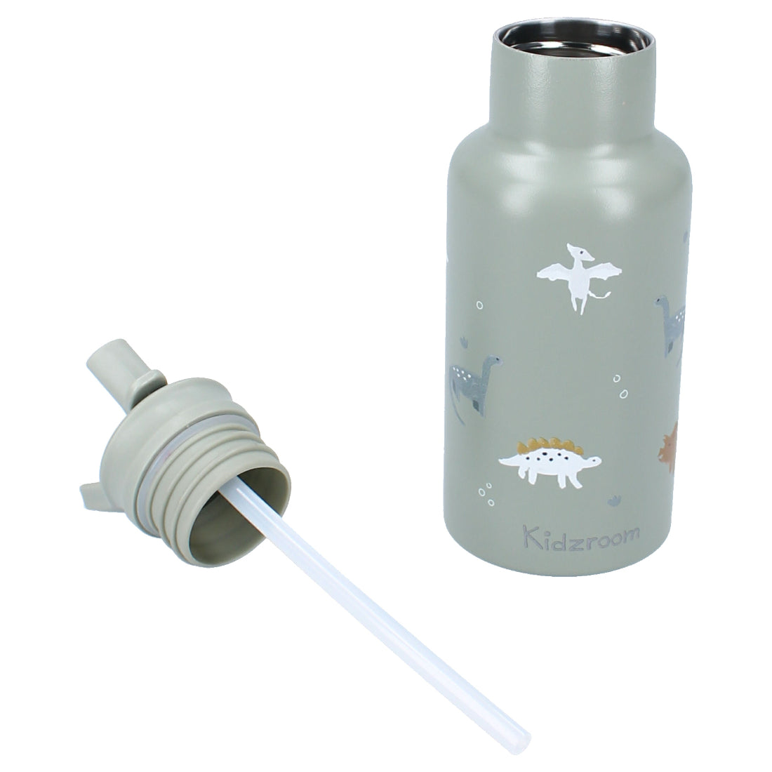 Metal Bottle 350ml Kidzroom Small talk - Green