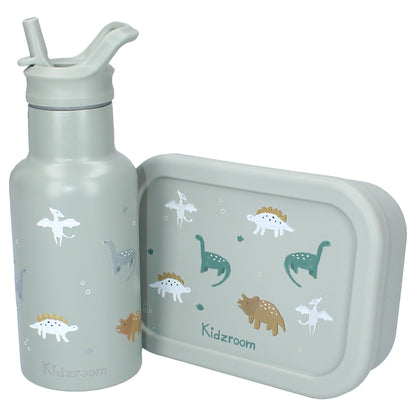 Metal Bottle 350ml Kidzroom Small talk - Green