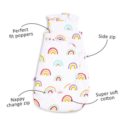 SnuzPouch Sleeping Bag, 2.5 Tog - Rainbow