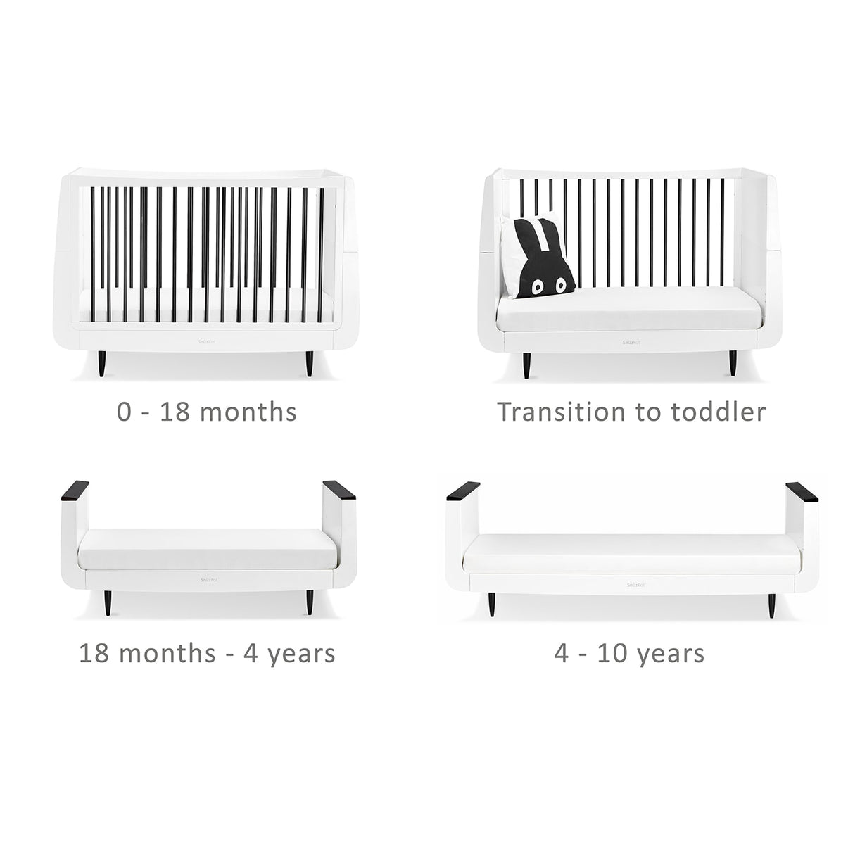 SnuzKot Skandi Cot Bed Ð Mono