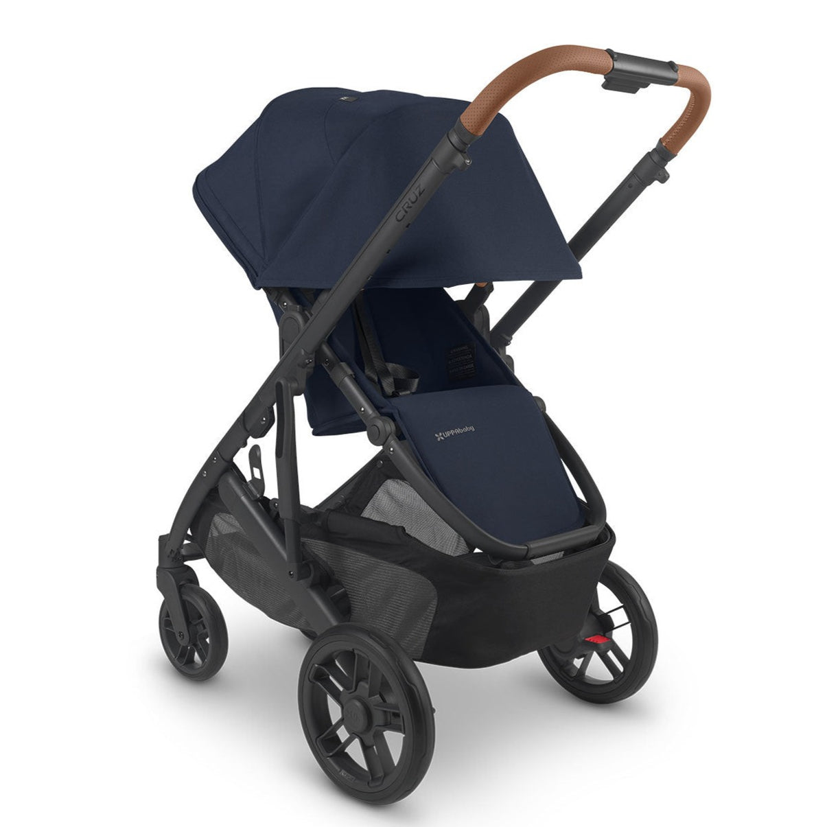 Cruz V2 Stroller - Noa - Navy | Carbon Frame | Saddle Leather