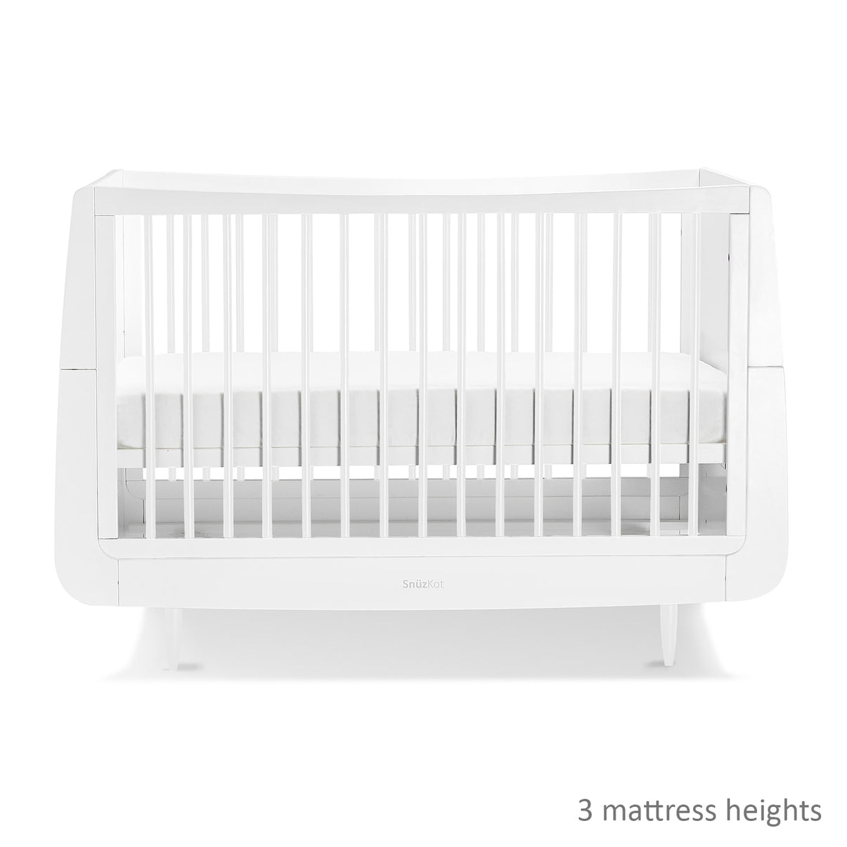 SnuzKot Skandi Cot Bed - White