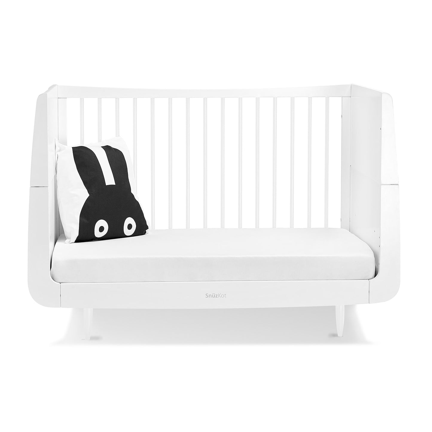 Snuz White Nursery Set SnuzKot + SnuzKot Changer Skandi White - Pack of 2