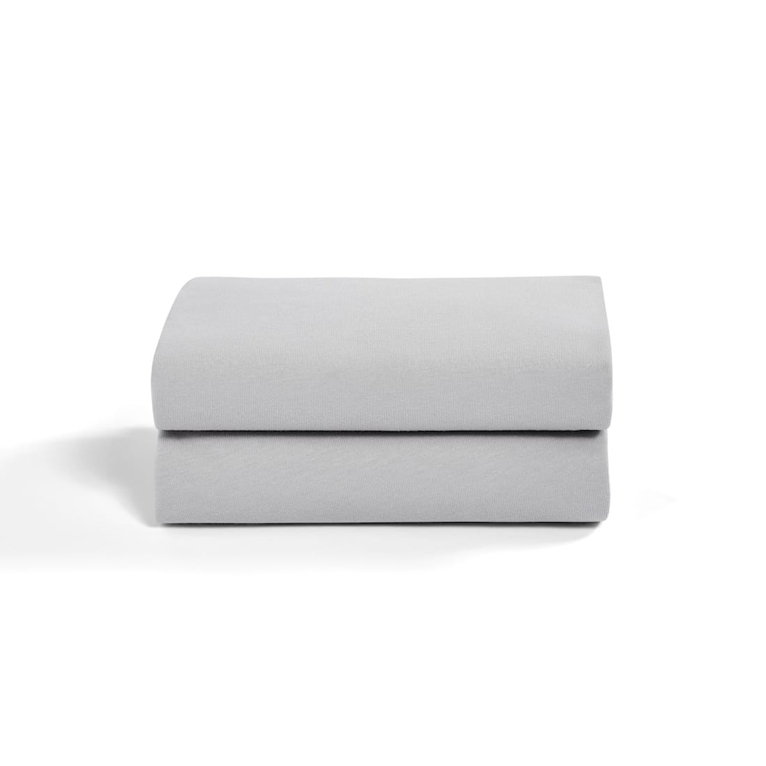 2 Pack Crib Fitted Sheets - Grey