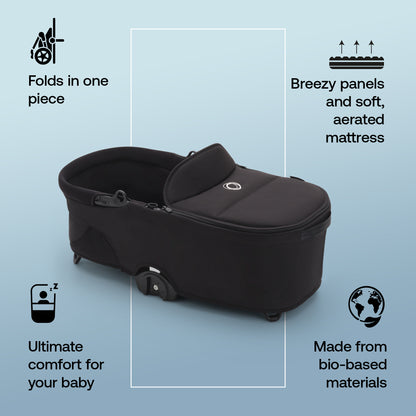 Bugaboo Dragonfly Bassinet 1.1 Me Midnight Black