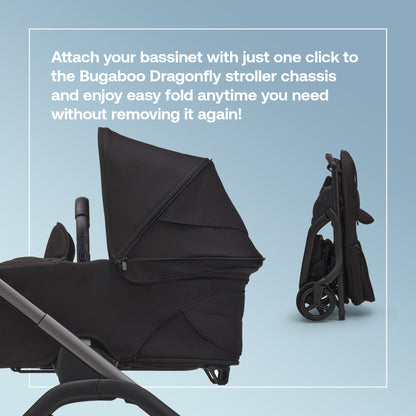 Bugaboo Dragonfly Bassinet 1.1 Me Midnight Black
