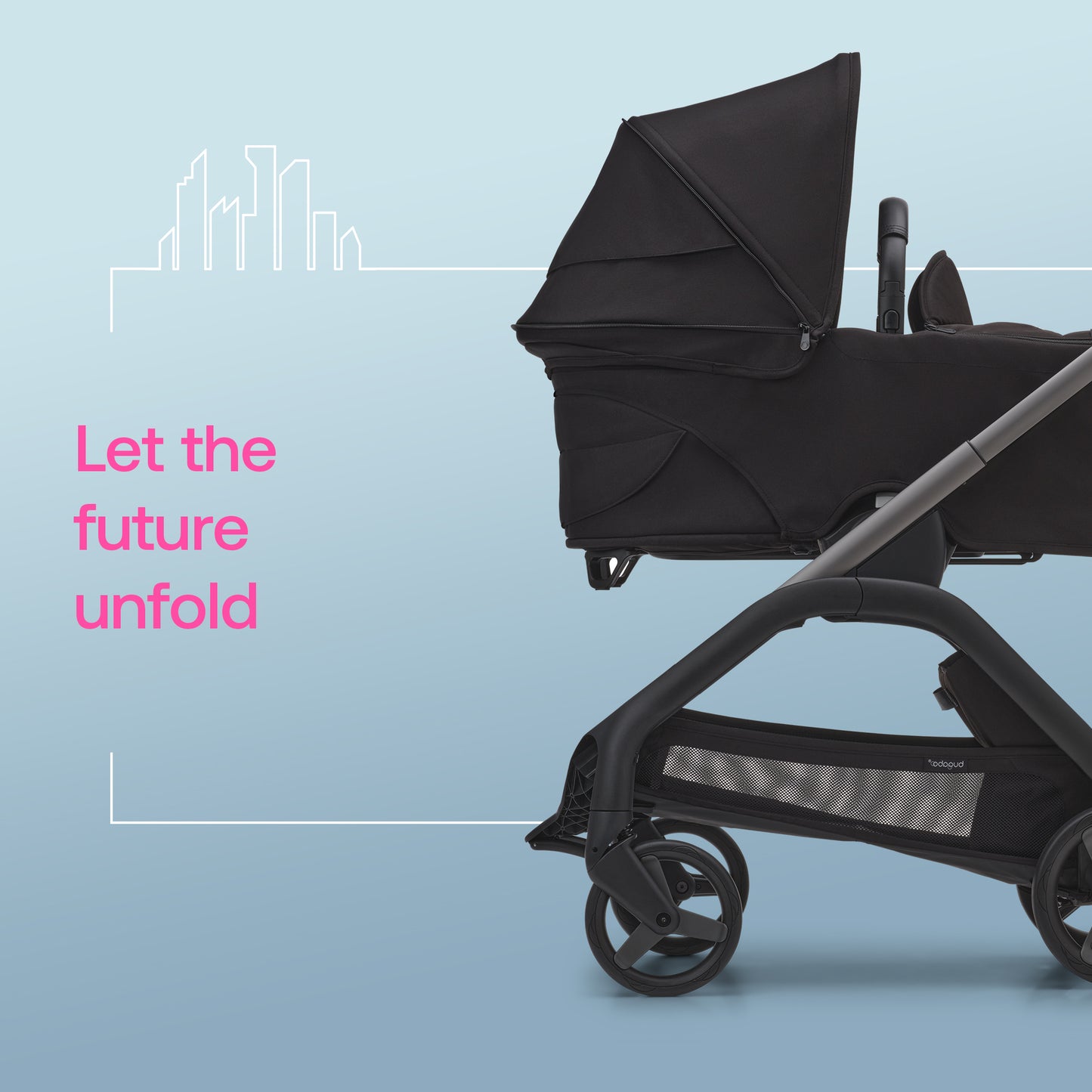 Bugaboo Dragonfly Bassinet 1.1 Me Midnight Black