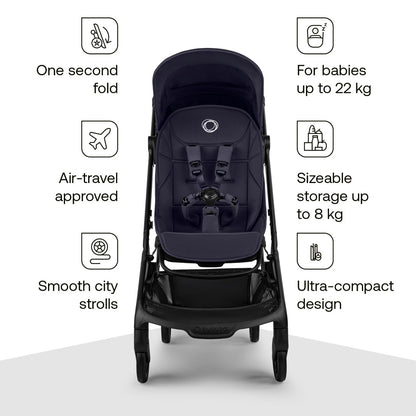 Bugaboo Butterfly 2 complete ME BLACK/DEEP INDIGO