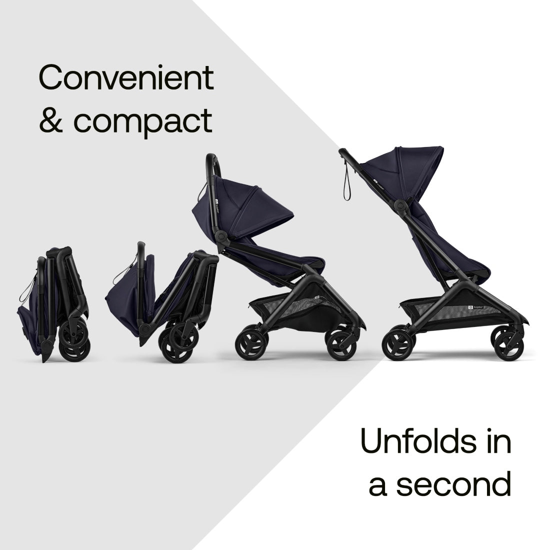 Bugaboo Butterfly 2 complete ME BLACK/DEEP INDIGO