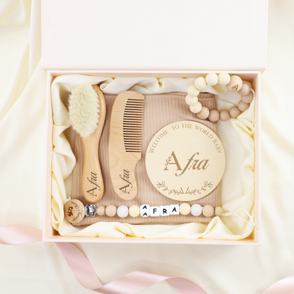 New Born Velvet Gift Box  Brown