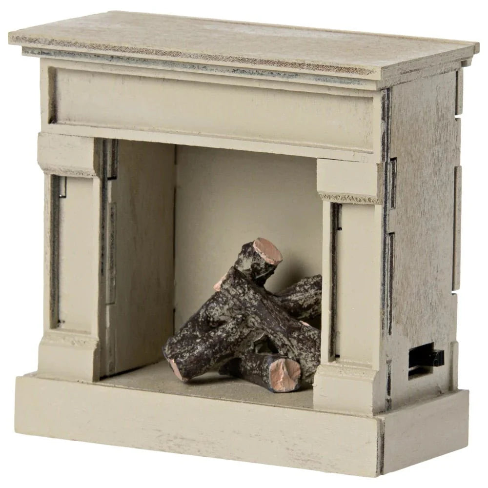 Fireplace Mouse - Off White