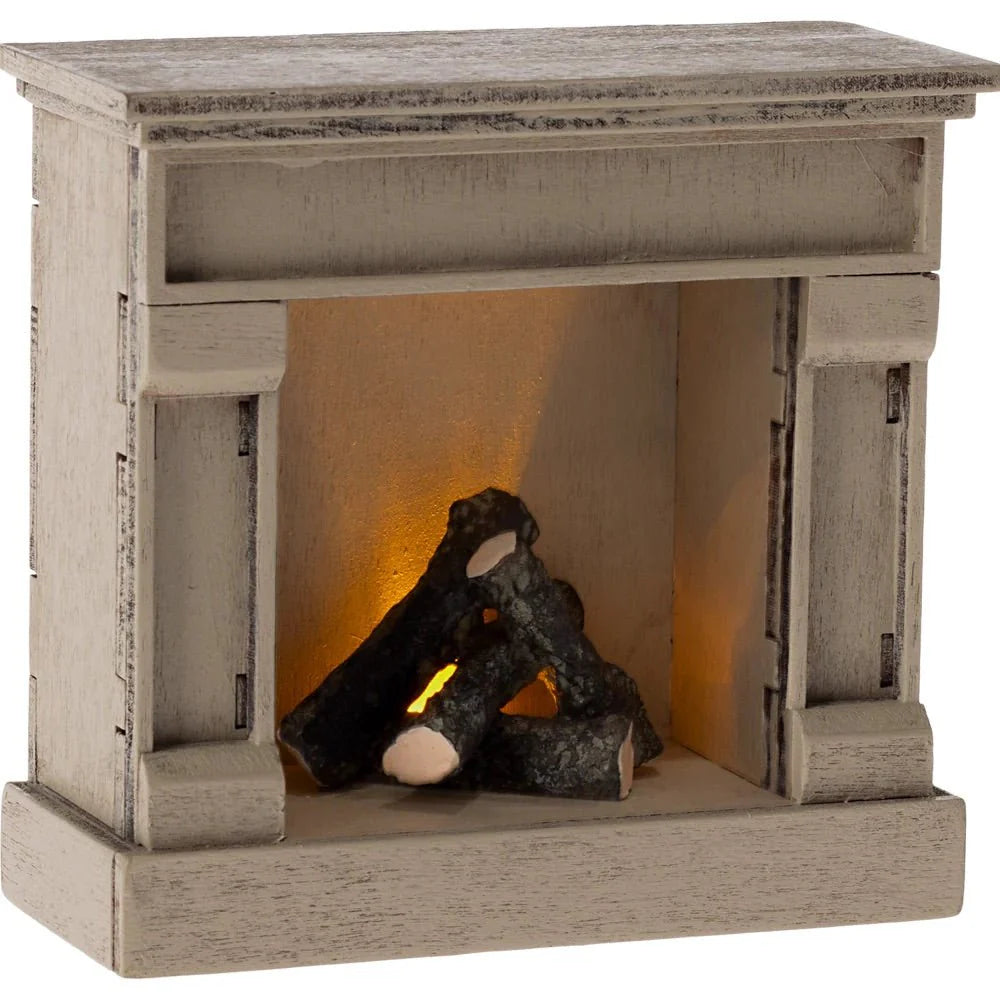 Fireplace Mouse - Off White