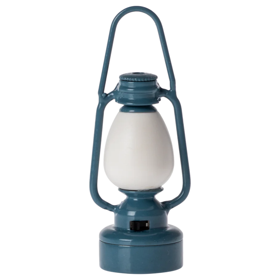 Vintage Lantern Mouse - Blue