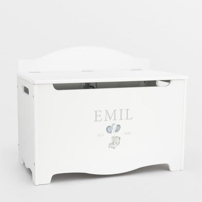 Storage Chest Named Elephant White - Dream(Personalised) PRE ORDER