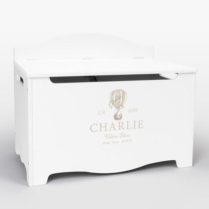Keepsake Storage Chest Named Giraffe White - Dream (Personalised) PRE ORDER