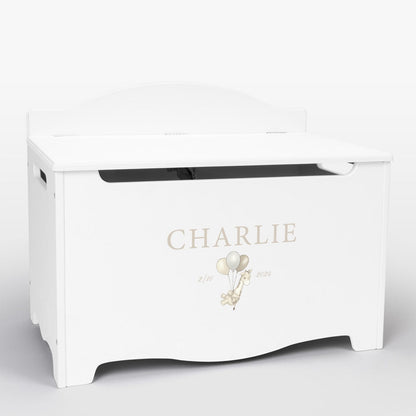 Storage Chest Named Giraffe White - Dream (Personalised) PRE ORDER