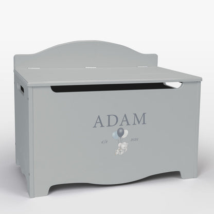 Storage Chest Named Elephant Blue - Dream(Personalised) PRE ORDER