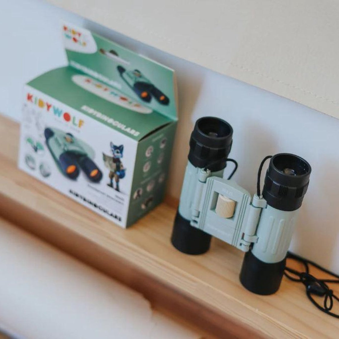 Kidybinoculars - Anti-Shock Binoculars - Green