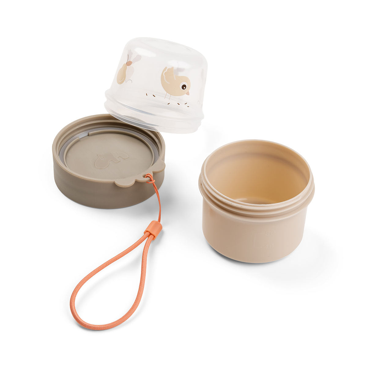 To go 2-way snack container S Birdee S