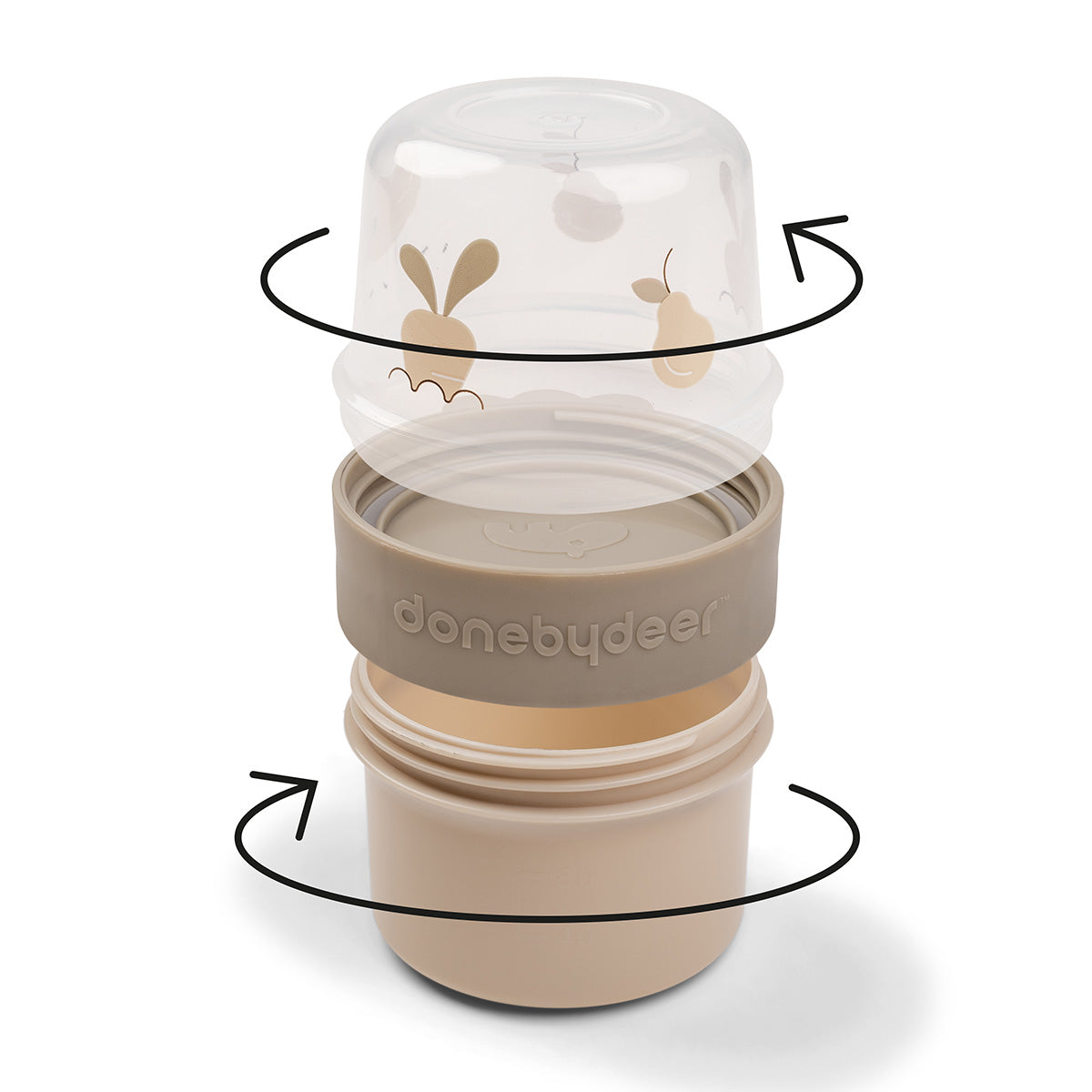 To go 2-way snack container S Birdee S