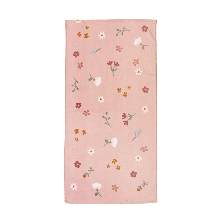 Bath Towel Flowers & Butterflies