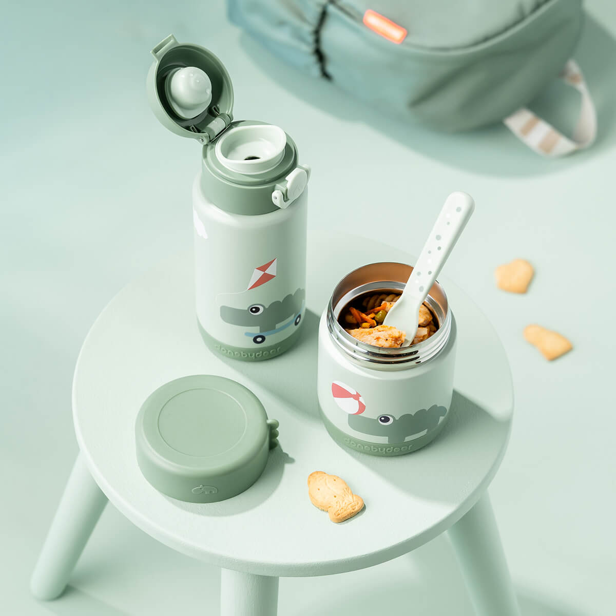 Insulated Food Jar Playground Green 300ml