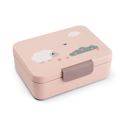 Lunch Box with Divider Tiny Farm Powder