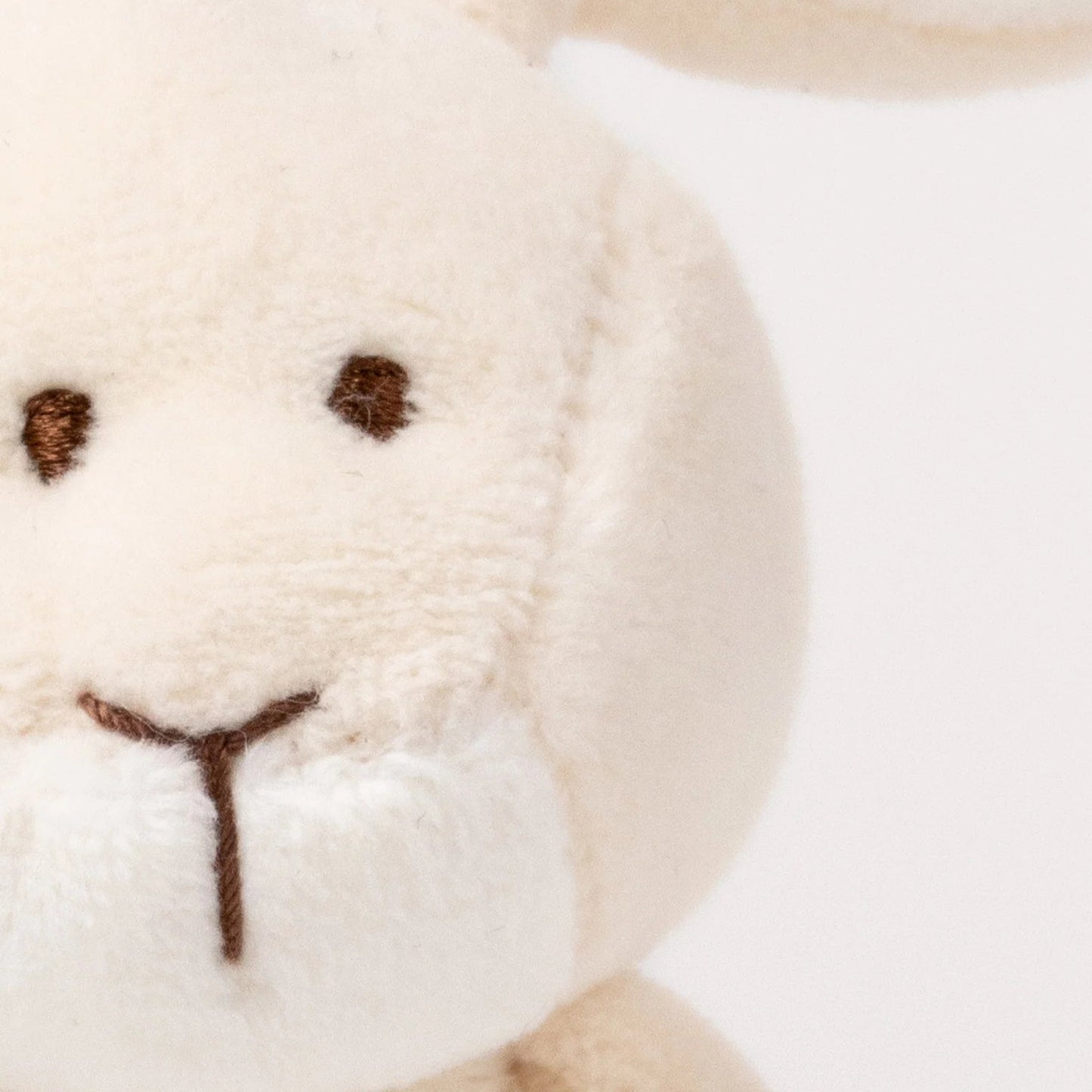 Diinglisar Rattle Rabbit, Beige, 14 cm