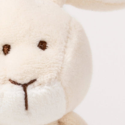 Diinglisar Rattle Rabbit, Beige, 14 cm