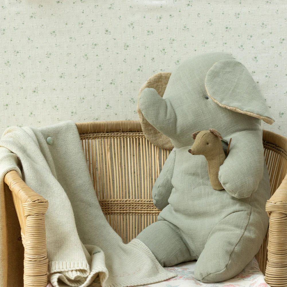 Lullaby Friends Mouse Rattle - Light Umber