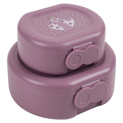 Snack Box With Clips - Ballerina Mrs. Peacock