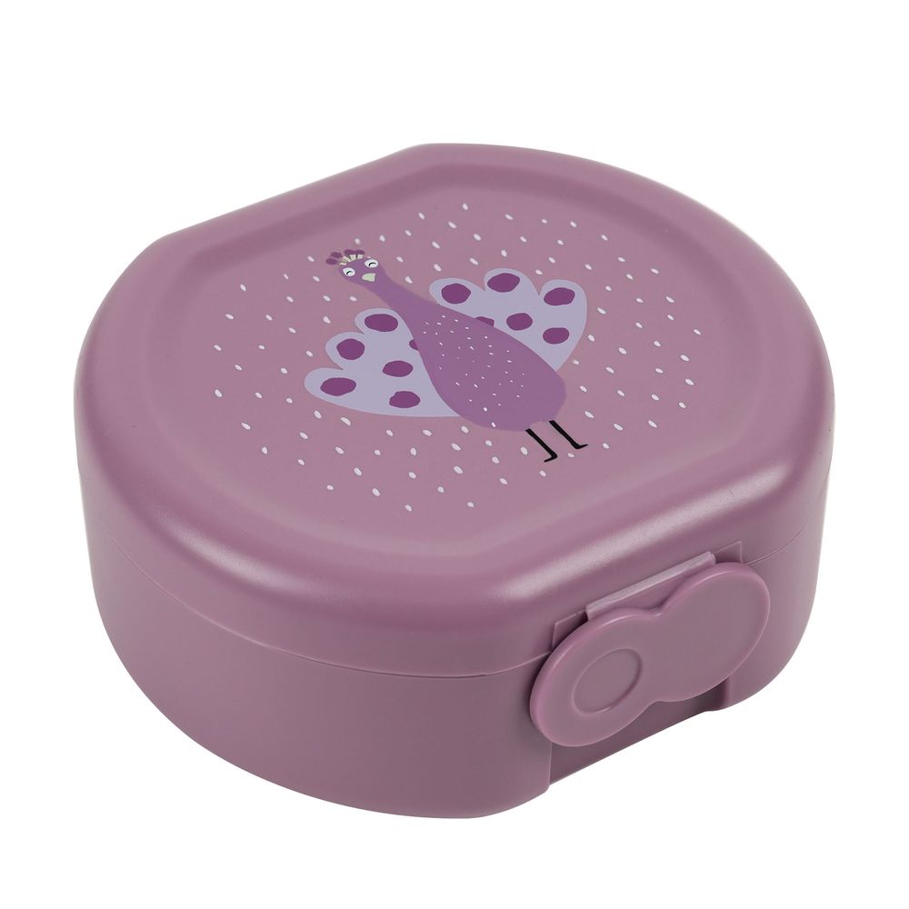 Snack Box With Clips - Ballerina Mrs. Peacock