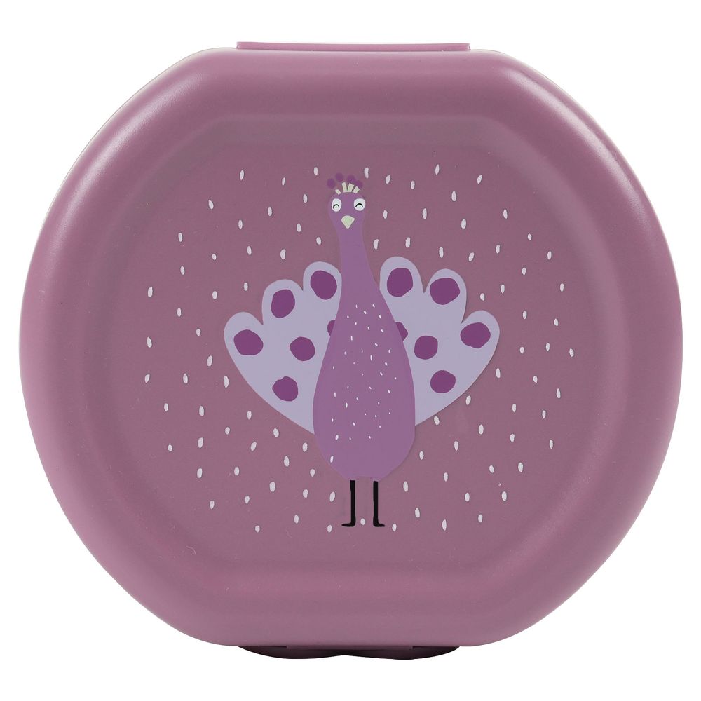 Snack Box With Clips - Ballerina Mrs. Peacock