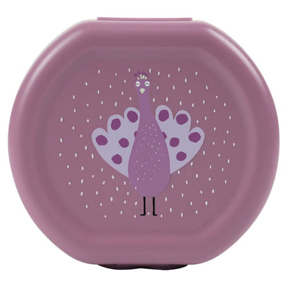 Snack Box With Clips - Ballerina Mrs. Peacock