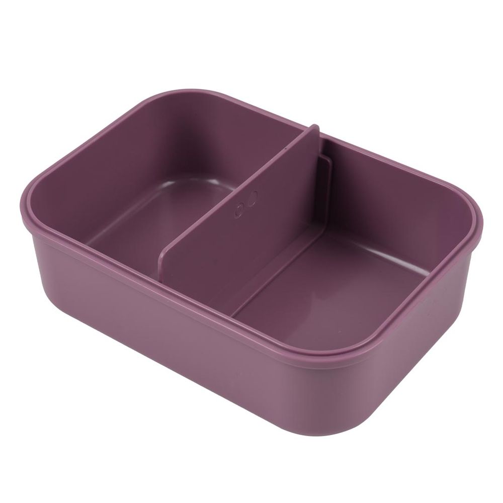 2 Compartment Lunch Box With Clips - Ballerina Mrs. Peacock