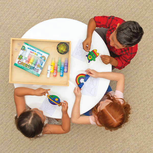 Creatibles DIY Window Cling Art Kit - 8 PC Set