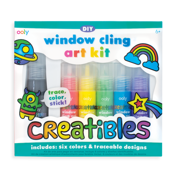 Creatibles DIY Window Cling Art Kit - 8 PC Set