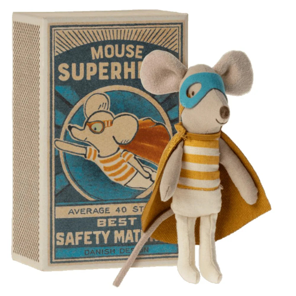 Super Hero Mouse Little Brother In Matchbox