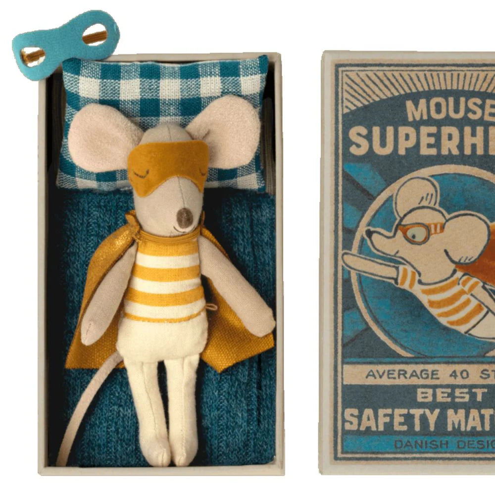 Super Hero Mouse Little Brother In Matchbox