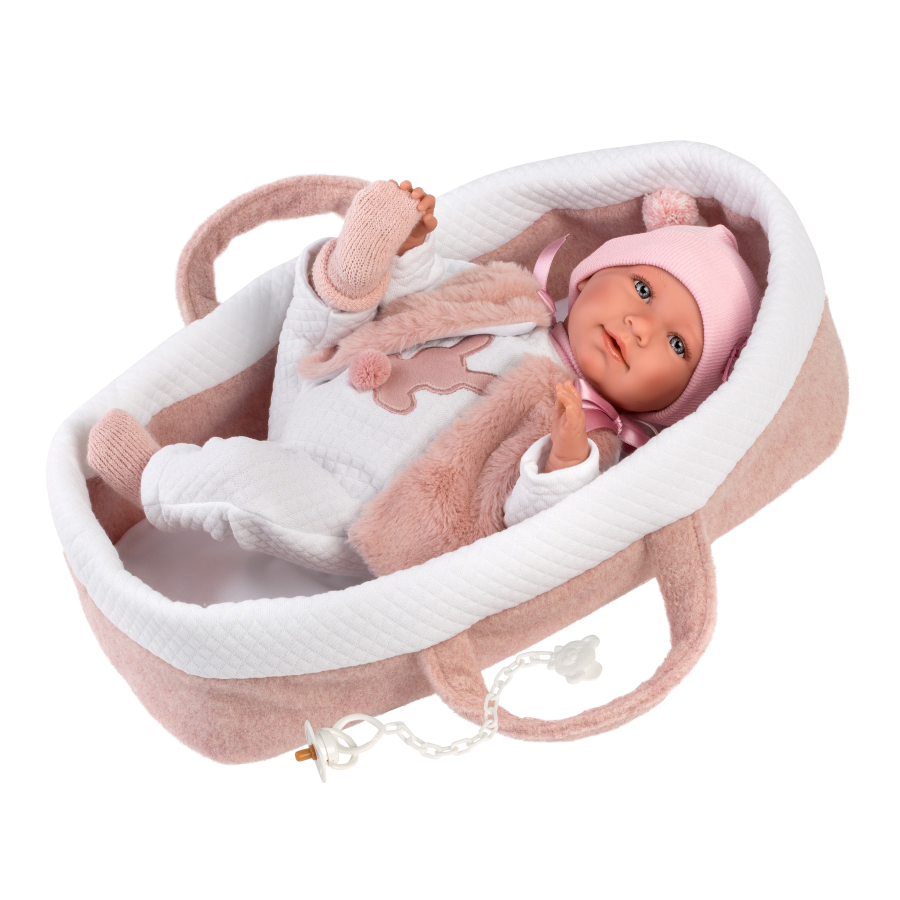 Mimi Blandita Capazo Rosa  - 40cm